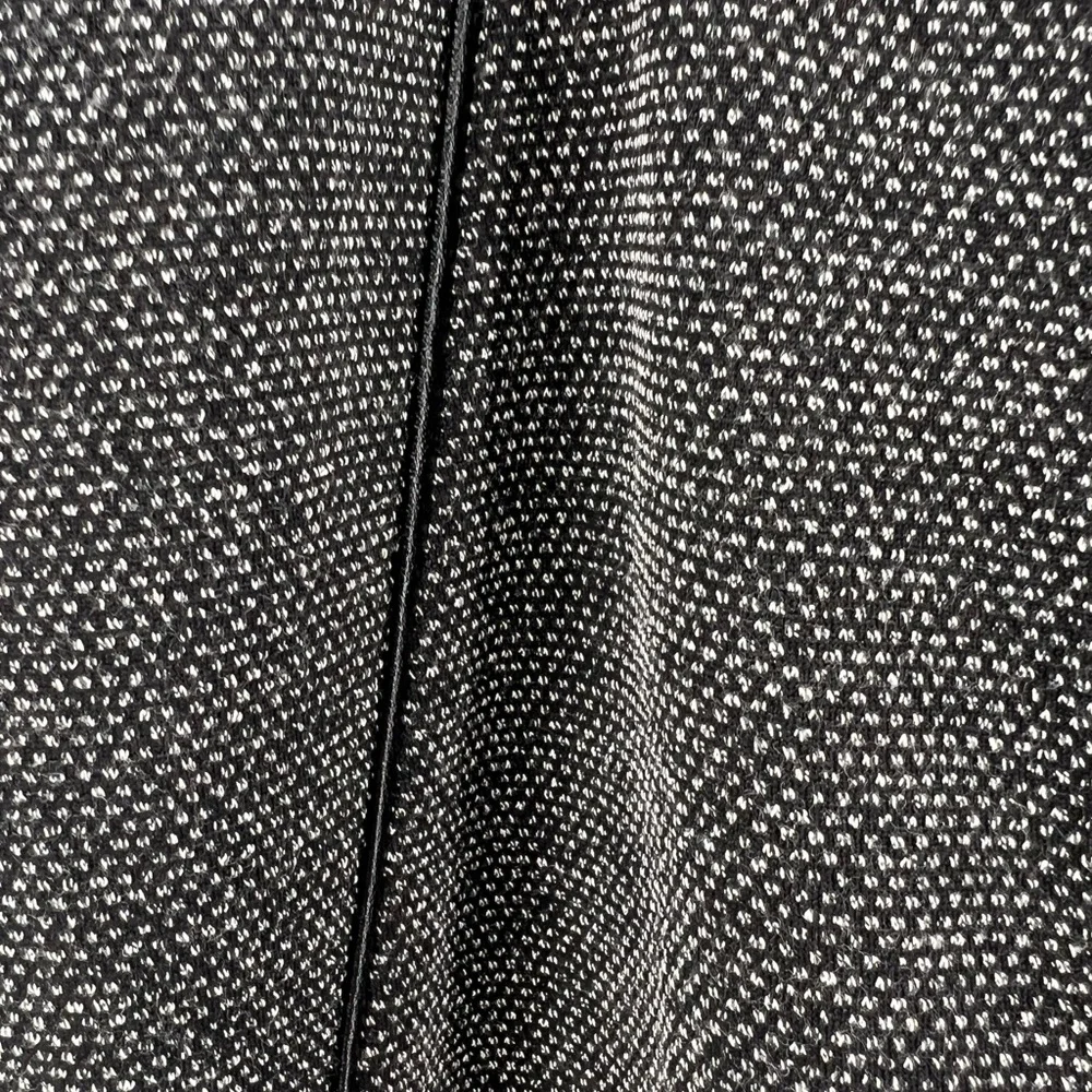 Lane Bryant pencil skirt black white face leather trim 20 professional business